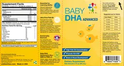Label for Baby DHA Advanced