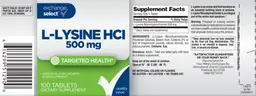 L-Lysine HCl 500 mg