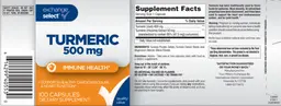 Label for Turmeric 500 mg