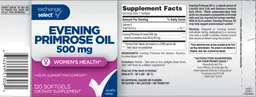 Label for Evening Primrose Oil 500 mg