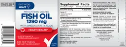Label for Fish Oil 1290 mg