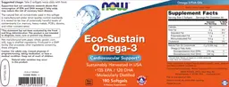 Label for Eco-Sustain Omega-3