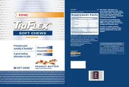 Label for Soft Chews Peanut Butter