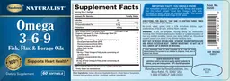 Label for Omega 3-6-9