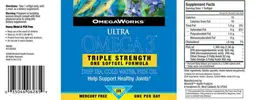 Label for Ultra Omega 3