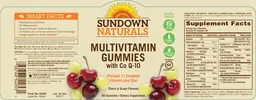 Label for Multivitamin Gummies With Co Q-10