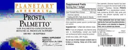 Label for Prosta Palmetto 320 mg