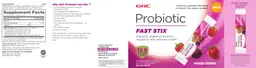 Label for Fast Stix Mixed Berry