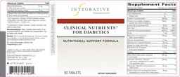 Label for Clinical Nutrients For Diabetics