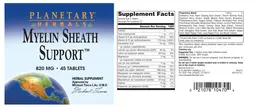 Label for Myelin Sheath Support 820 mg