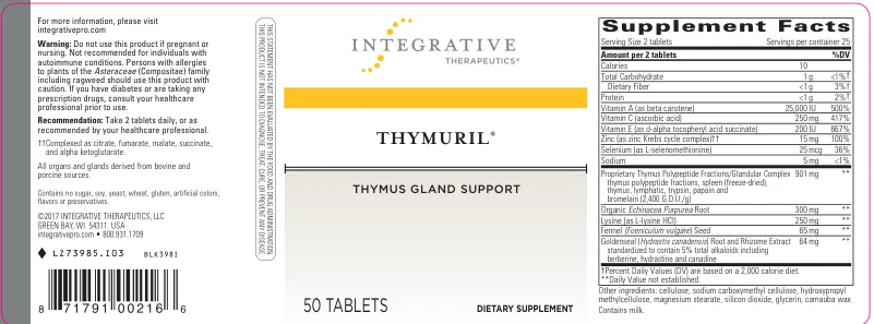 Label for Thymuril