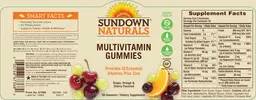 Label for Multivitamin Gummies
