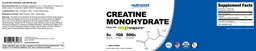 Label for Creatine Monohydrate 5 g Unflavored