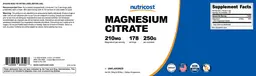 Magnesium Citrate 210 mg Unflavored