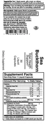 Label for Sea Buckthorn