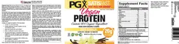 Label for PGX Satisfast Vegan Protein Very Vanilla