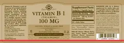 Vitamin B1 (Thiamin) 100 mg