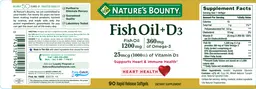 Label for Fish Oil + D3