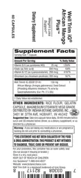 Label for Well Trim IG African Mango Plus