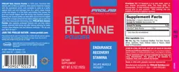 Label for Beta Alanine Powder