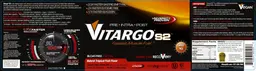 Label for Vitargo S2 Natural Tropical Fruit Flavor