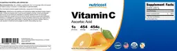 Label for Vitamin C 1 g