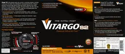 Label for Vitargo S2 Natural Juicy Orange Flavor