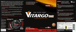 Label for Vitargo S2 Natural Tropical Fruit Flavor