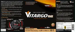 Label for Vitargo S2 Unflavored/Unsweetened