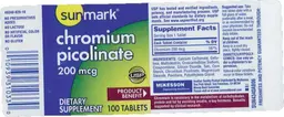 Label for Chromium Picolinate 200 mcg