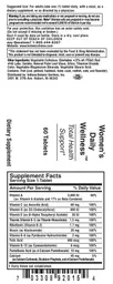 Label for Women's Daily Wellness