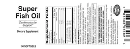 Label for Super Fish Oil