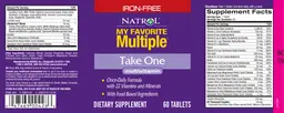 Label for My Favorite Multiple Take One Iron-Free
