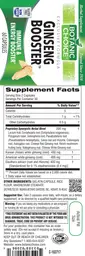 Label for Ginseng Booster