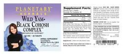 Label for Wild Yam - Black Cohosh Complex