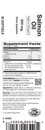 Label for Salmon Oil 500 mg