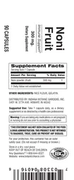 Label for Noni Fruit 300 mg