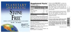 Label for Stone Free