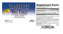 Label for Well Child