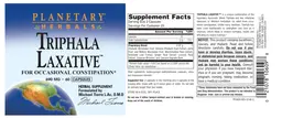 Label for Triphala Laxative 690 mg