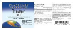 Label for Turmeric Gold 500 mg