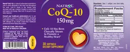 Label for Co Q-10 150 mg