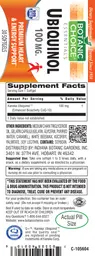 Label for Ubiquinol 100 mg