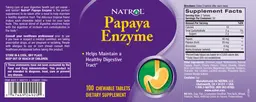Label for Papaya Enzyme