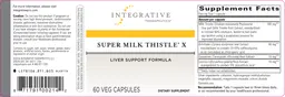 Label for Super Milk Thistle X