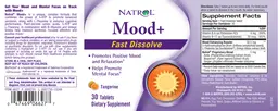 Label for Mood+ Fast Dissolve Tangerine