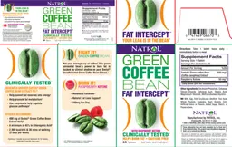 Label for Green Coffee Bean Fat Intercept