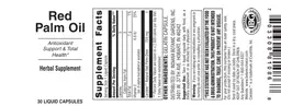 Label for Red Palm Oil