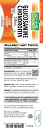 Label for Glucosamine Chondroitin 350 mg
