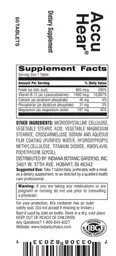 Label for Accu Hear